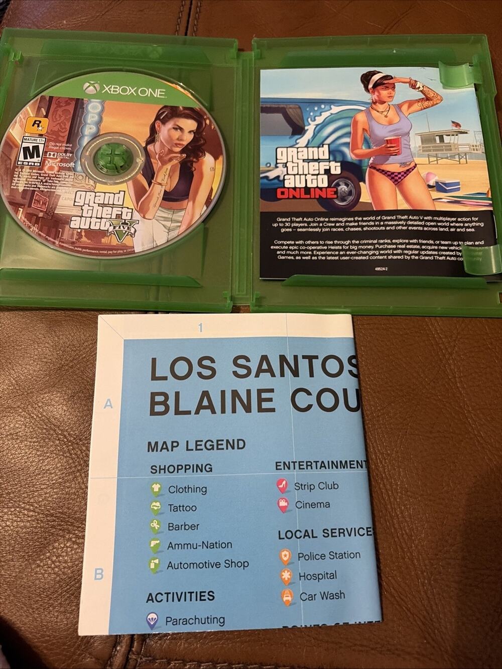 Grand Theft Auto V Xbox One Video Game Multiplayer Open World